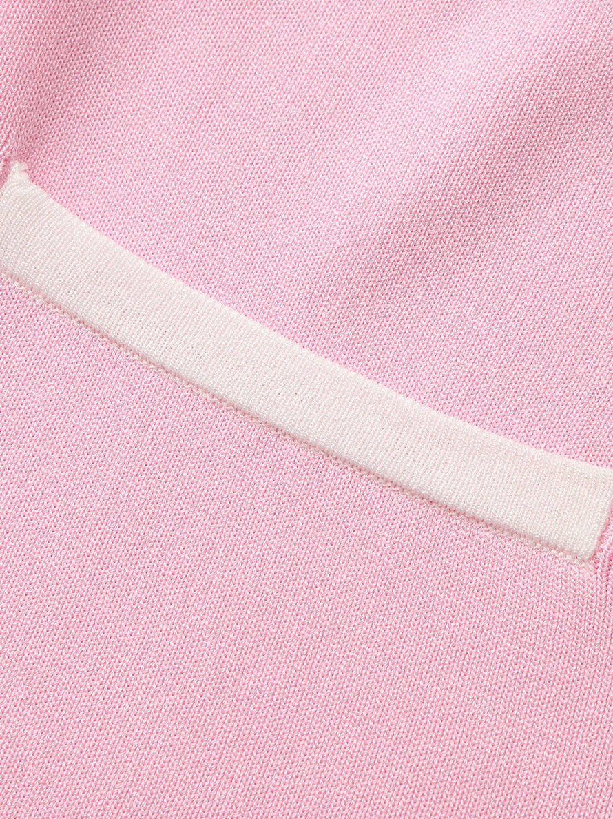 Pink Contrast A-Line Skirt - Nana Jacqueline