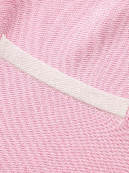 Pink Contrast A-Line Skirt - Nana Jacqueline