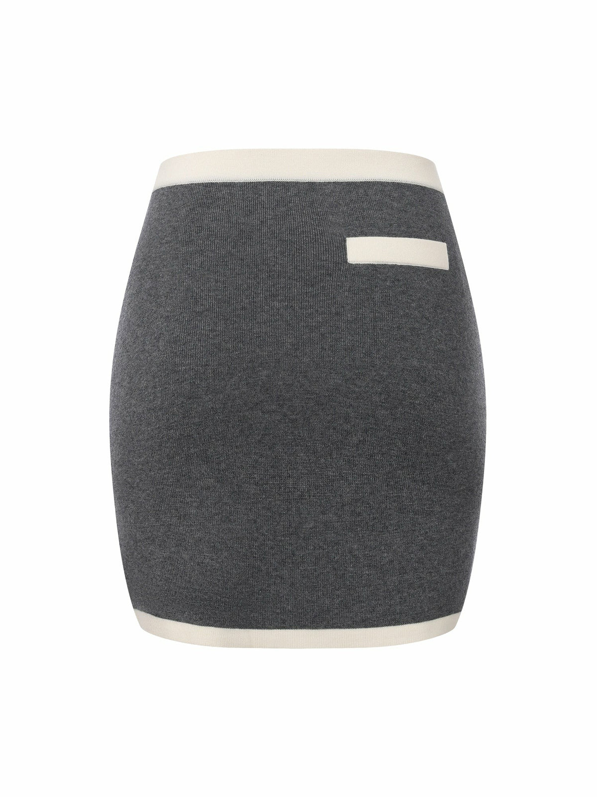 Grey Contrast-Trim Knit Three-Piece Set – Grey - Nana Jacqueline