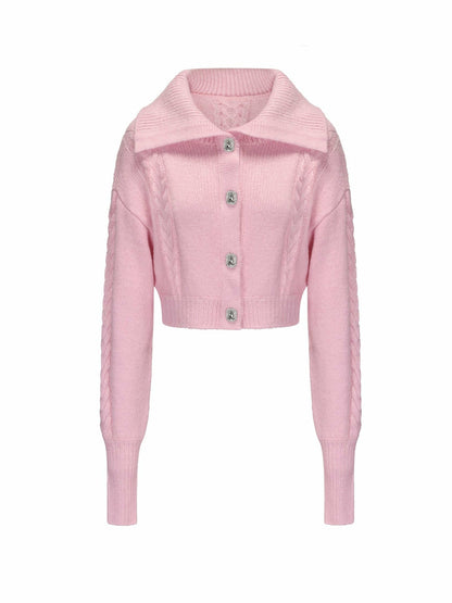 Addison Coat + Scarf Set: Pink Knit Set for Resort Brunch - Nana Jacqueline