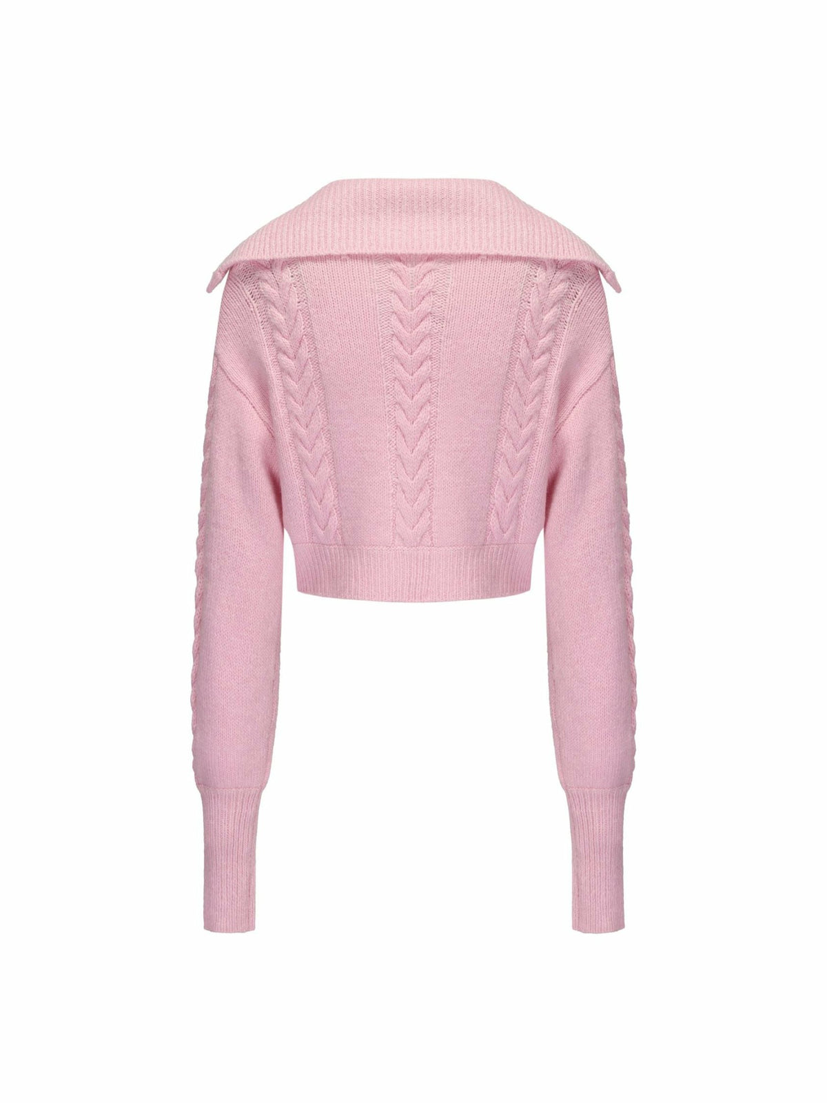 Addison Coat + Scarf Set: Pink Knit Set for Resort Brunch - Nana Jacqueline