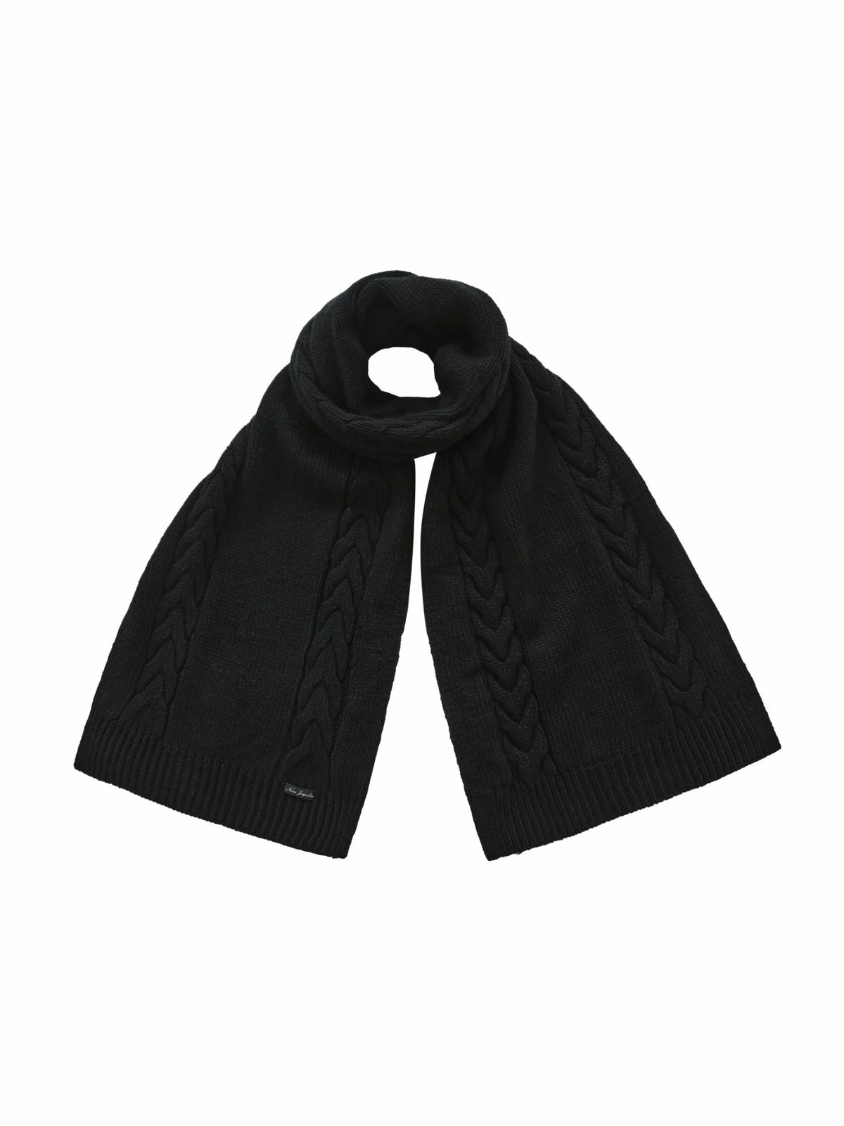 Addison Coat + Scarf Set: Black Knit Set for Date Night - Nana Jacqueline