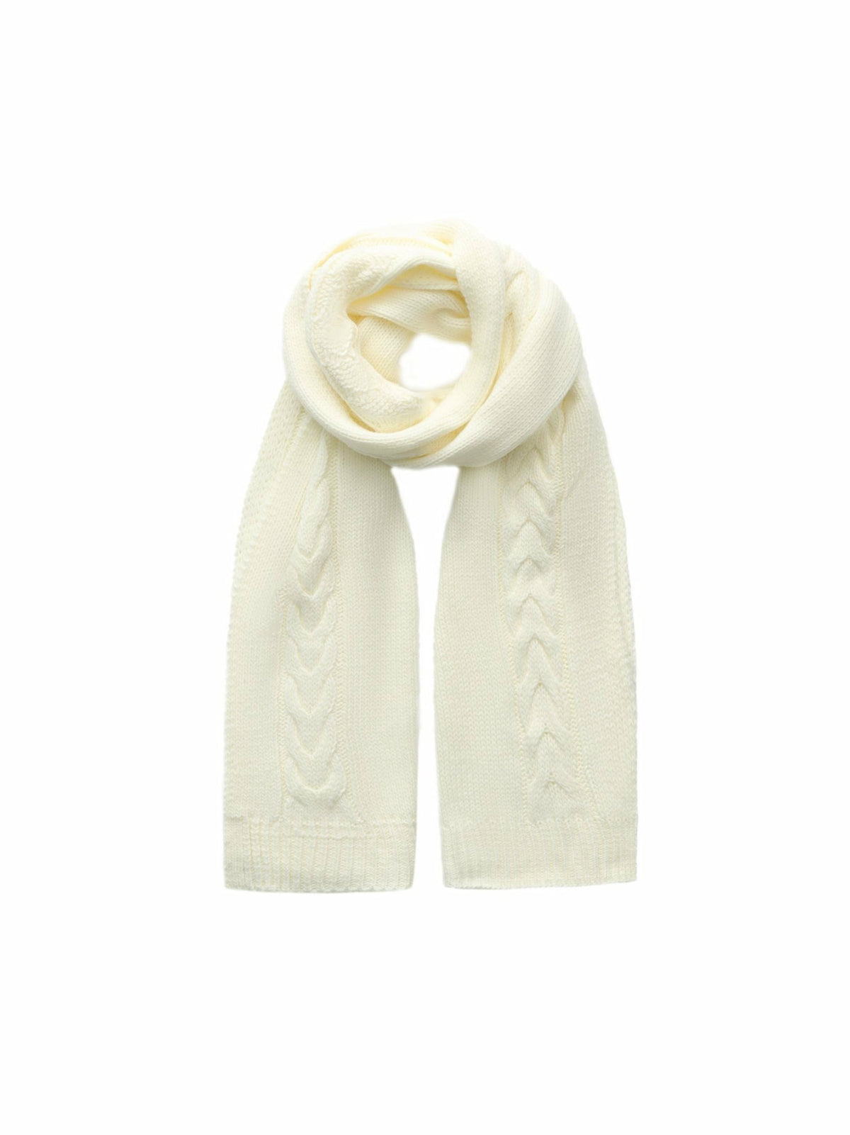 Addison Coat + Scarf Set: White Knit Set for Resort Brunch - Nana Jacqueline