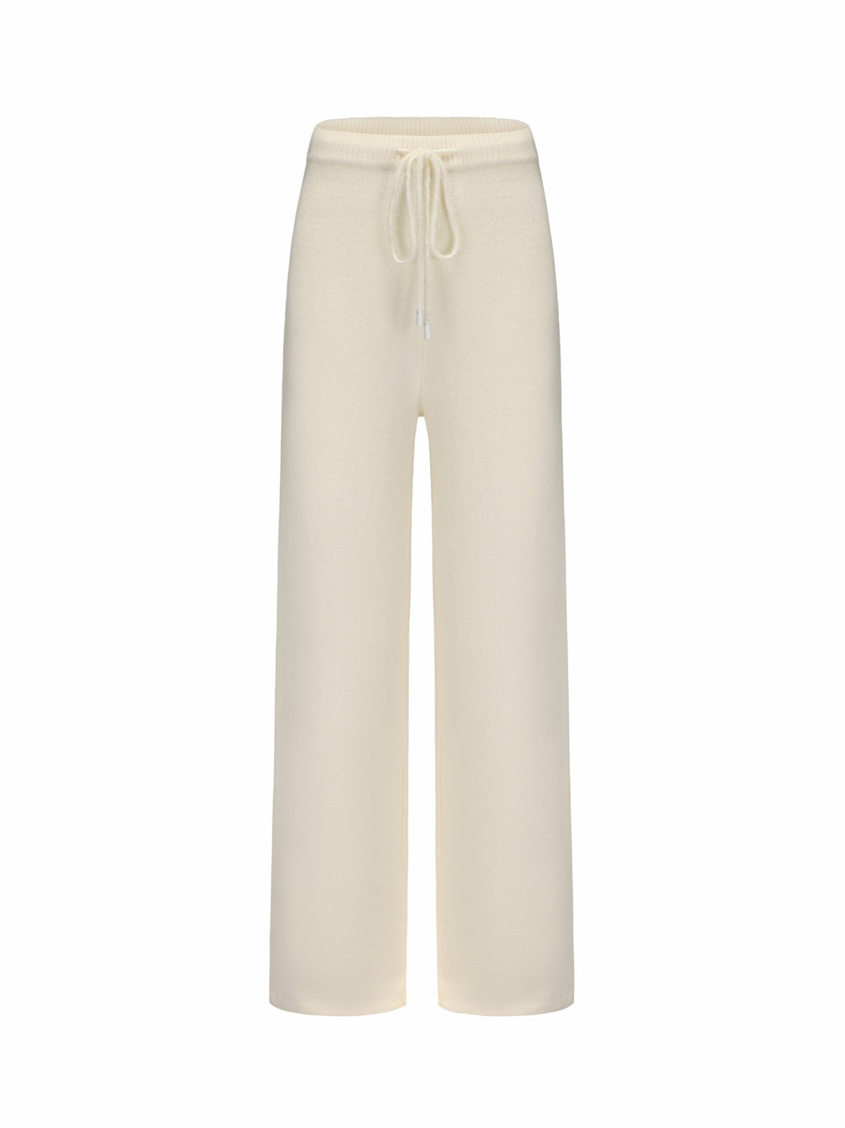 Addison Pants: White Knit Pants for Resort Brunch - Nana Jacqueline