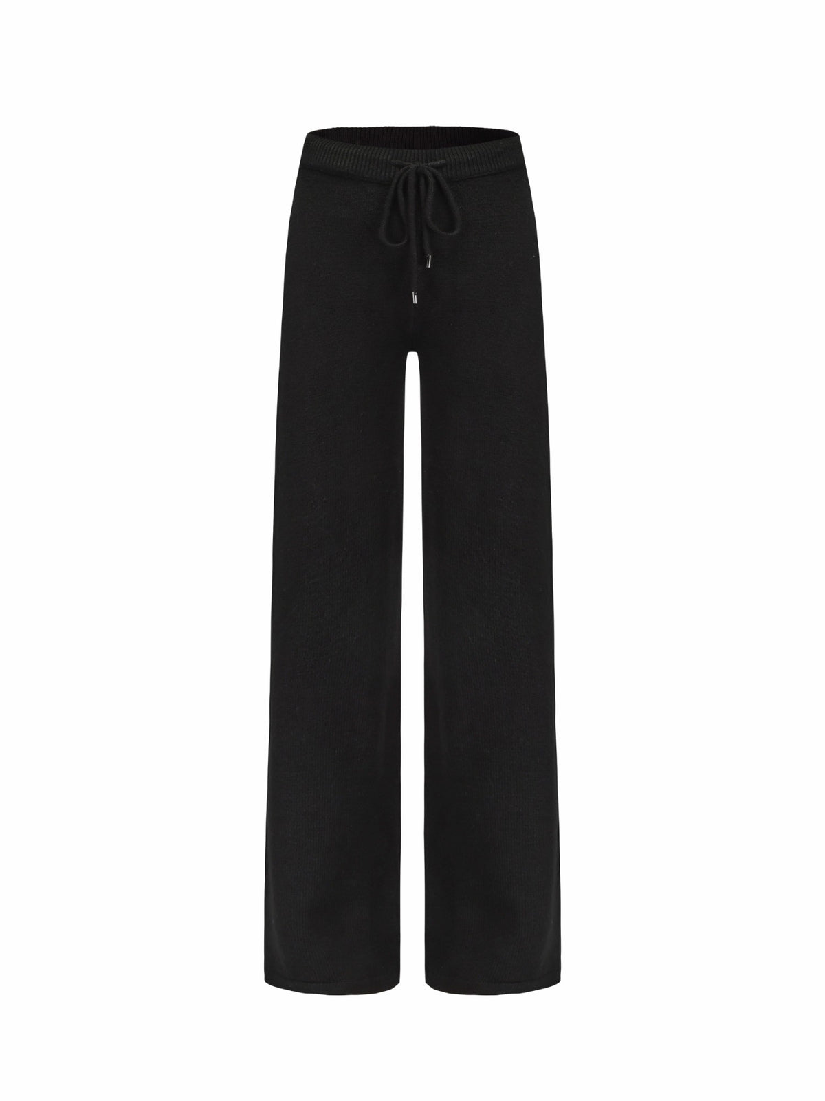 Addison Pants: Black Knit Pants for Resort Outfit - Nana Jacqueline