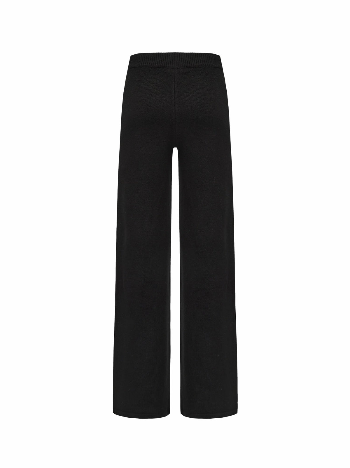 Addison Pants: Black Knit Pants for Resort Outfit - Nana Jacqueline