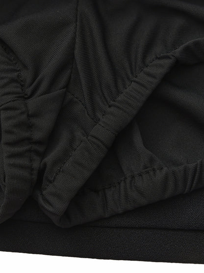Alina Straight Mini Black Skirt - Nana Jacqueline