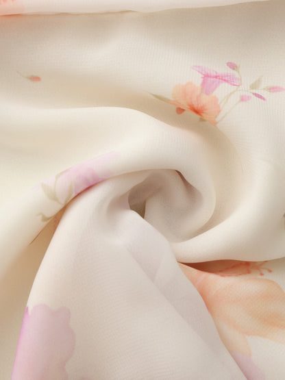 Ophelia Rosette Floral Ivory Skirt - Nana Jacqueline