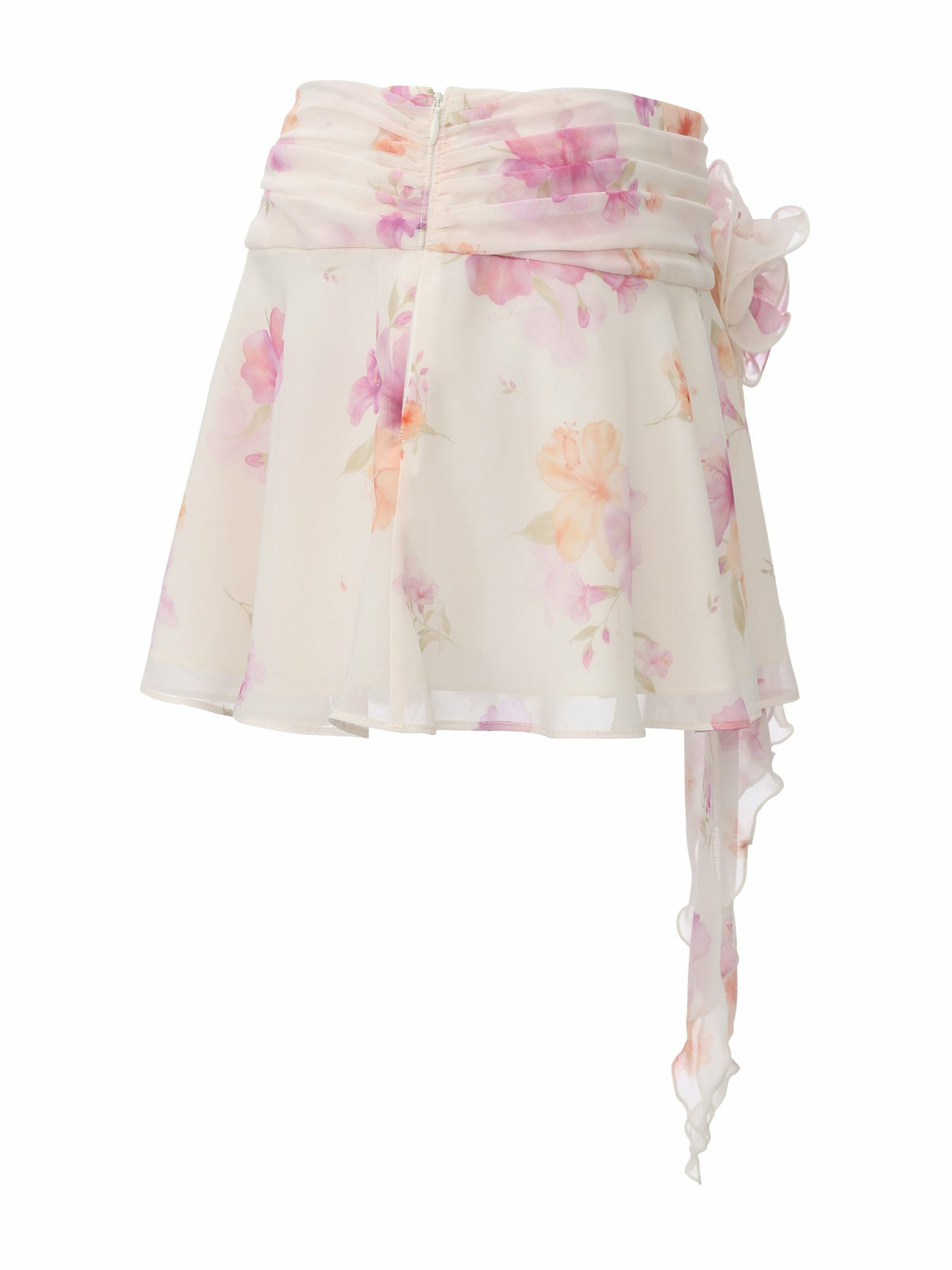 Ophelia Rosette Floral Ivory Skirt - Nana Jacqueline