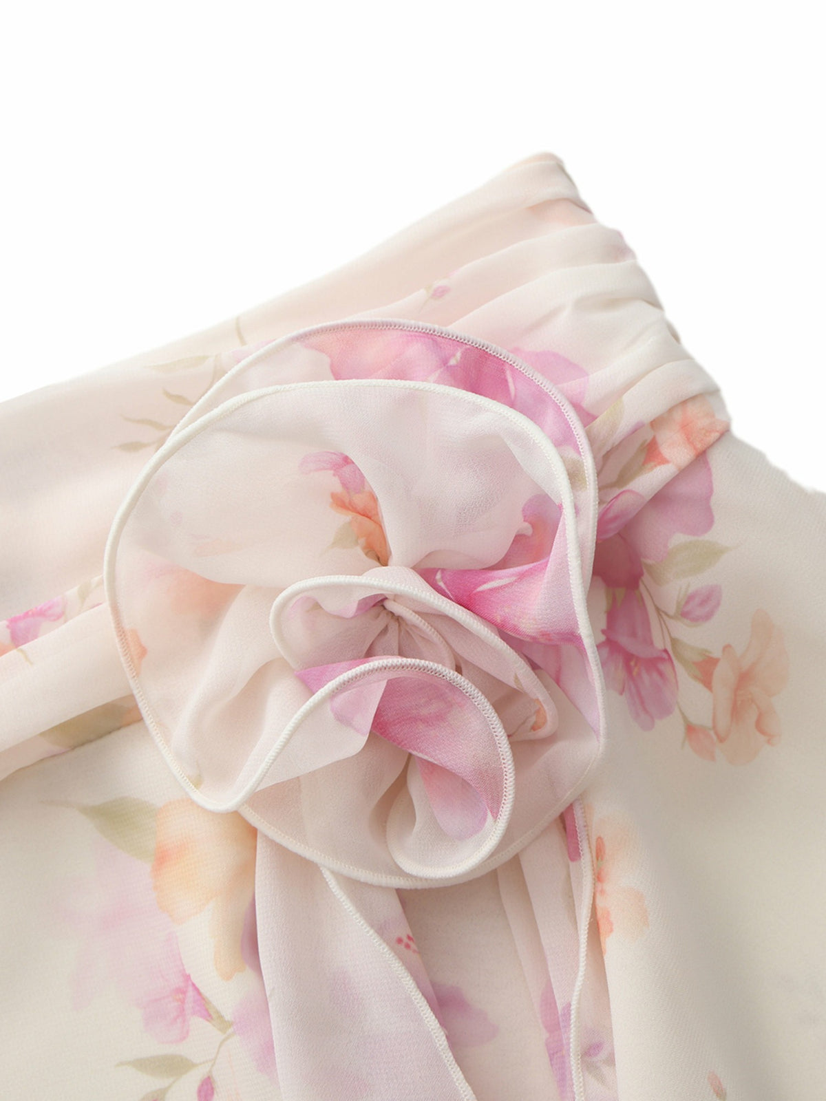 Ophelia Rosette Floral Ivory Skirt - Nana Jacqueline