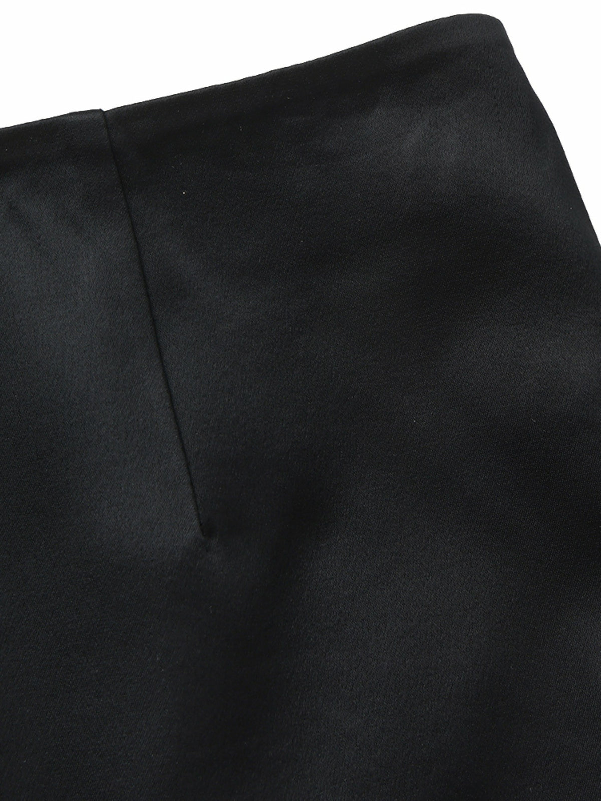 Ayla Satin Mini Black Skirt - Nana Jacqueline