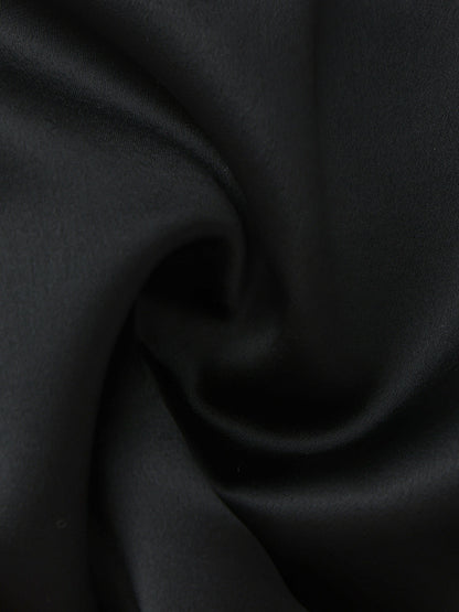 Ayla Satin Mini Black Skirt - Nana Jacqueline