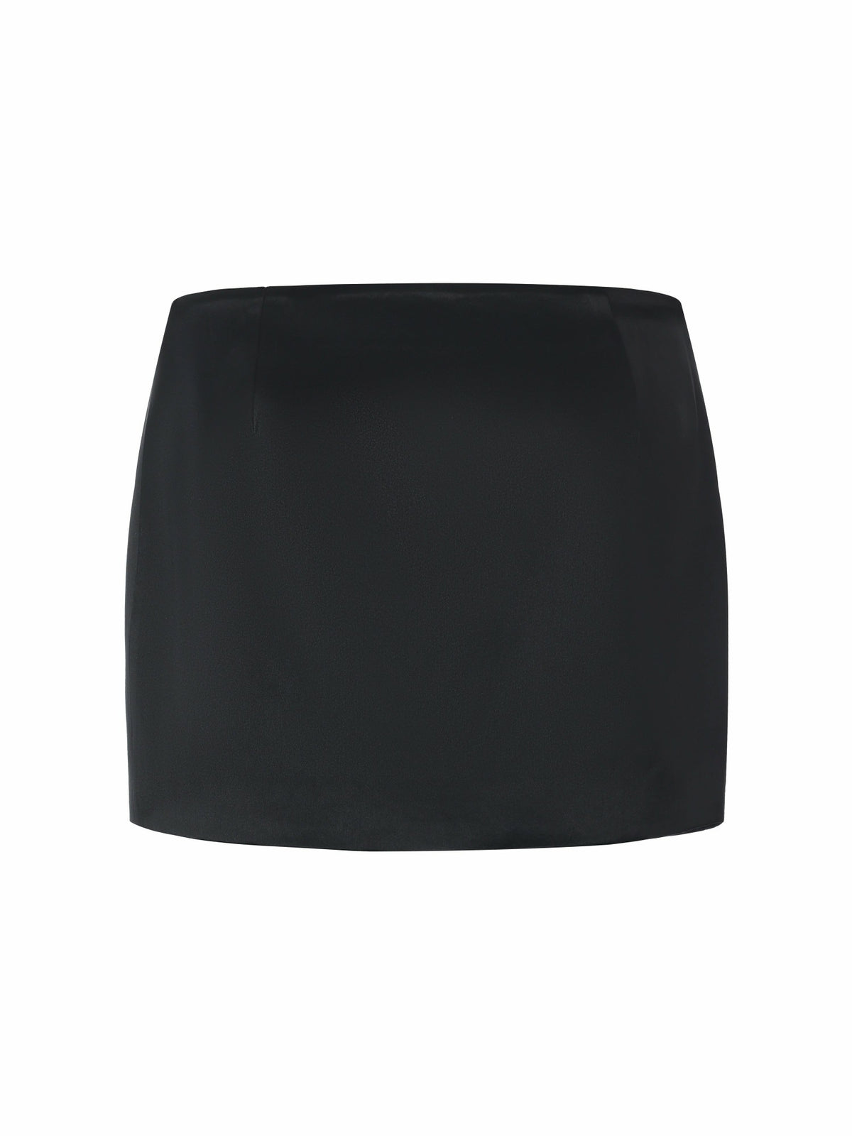 Ayla Satin Mini Black Skirt - Nana Jacqueline