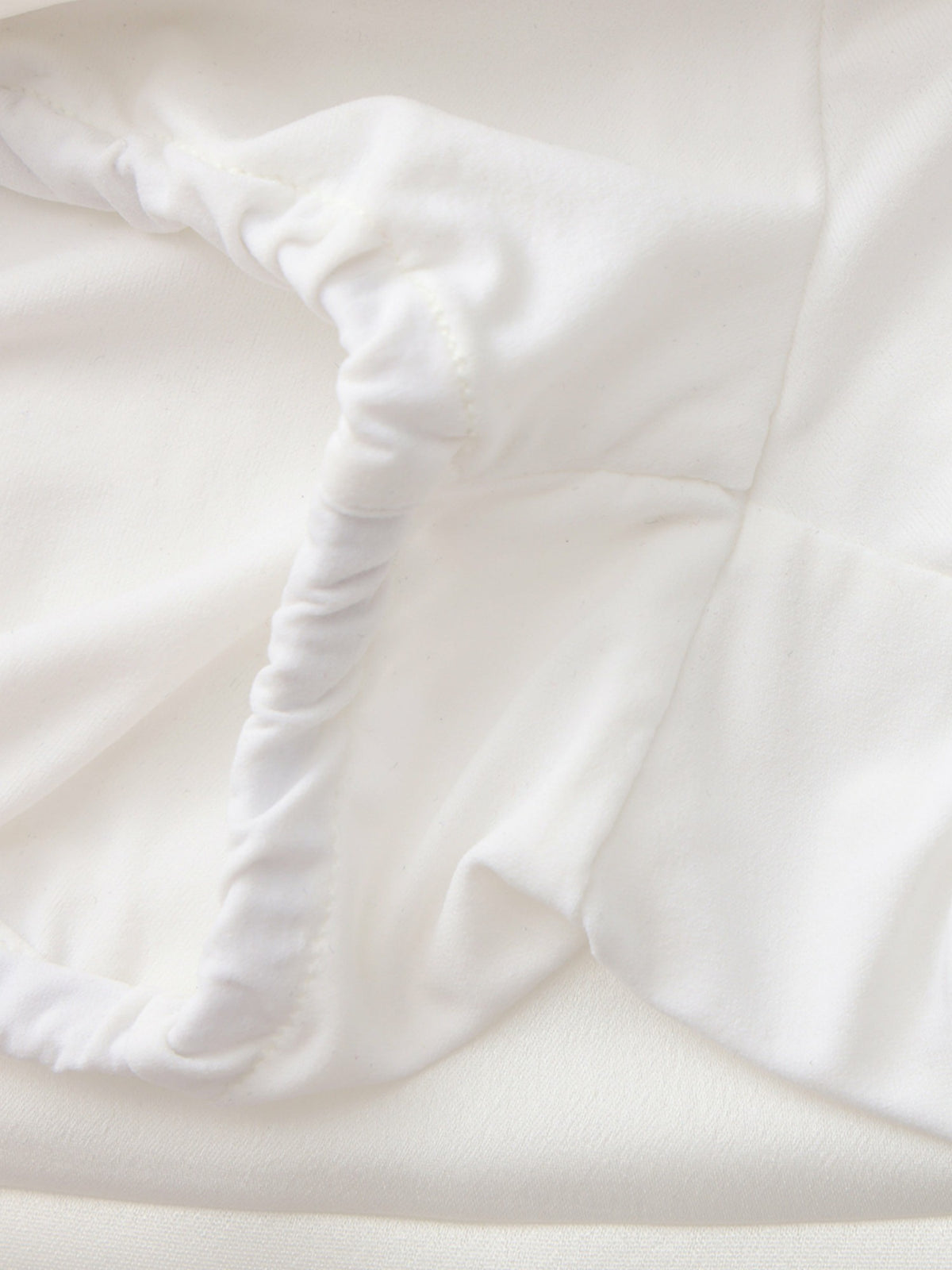 Ayla A-Line Satin White Skirt - Nana Jacqueline
