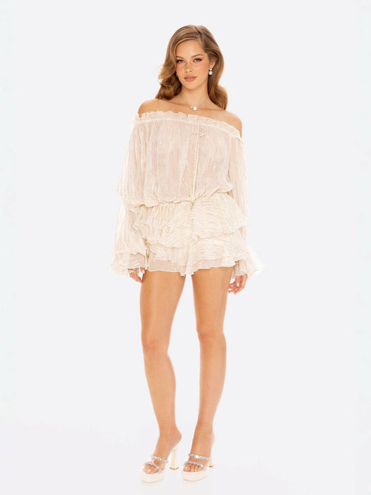 Kaia Skirt: White Mini Skirt for Bachelorette Party - Nana Jacqueline
