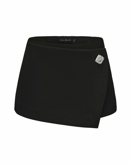 Sabine Skirt: Black Mini Skirt for Date Night - Nana Jacqueline