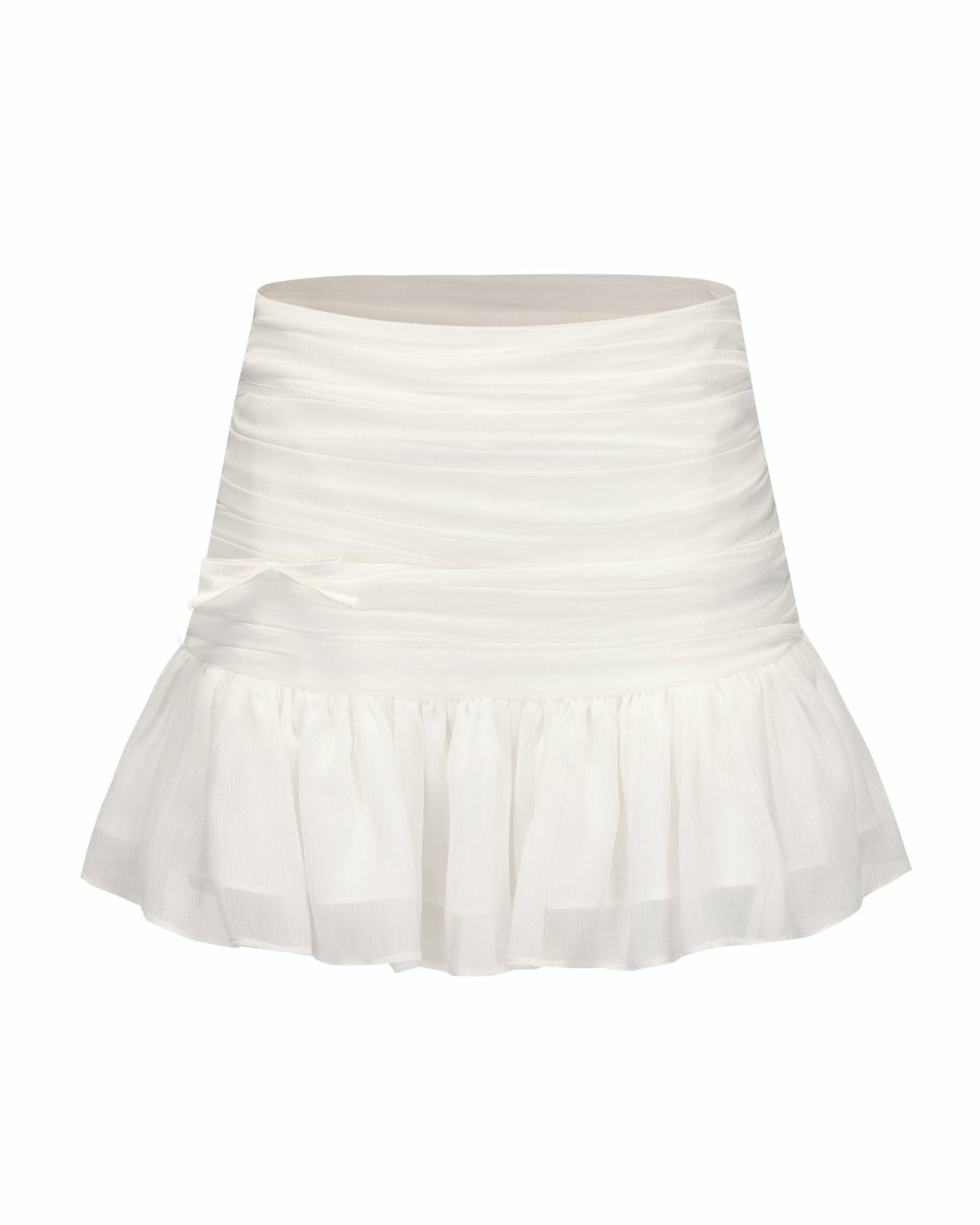 Amor Skirt: White Mini Skirt for Bachelorette - Nana Jacqueline