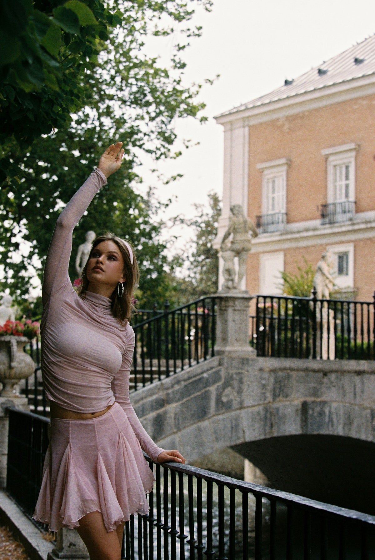Verena Skirt: Pink Mini Skirt for Brunch - Nana Jacqueline