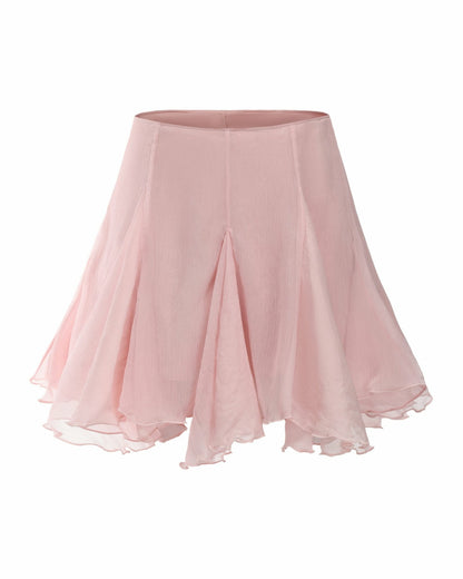Verena Skirt: Pink Mini Skirt for Brunch - Nana Jacqueline