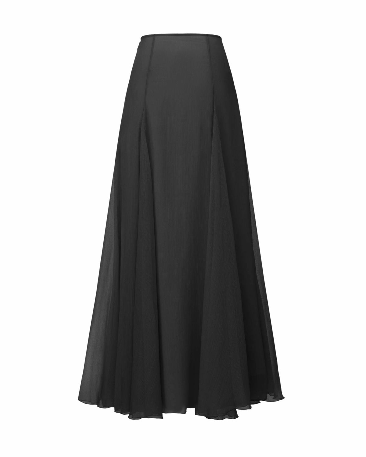 Valencia Skirt: Black Maxi Skirt for Cocktail Party - Nana Jacqueline