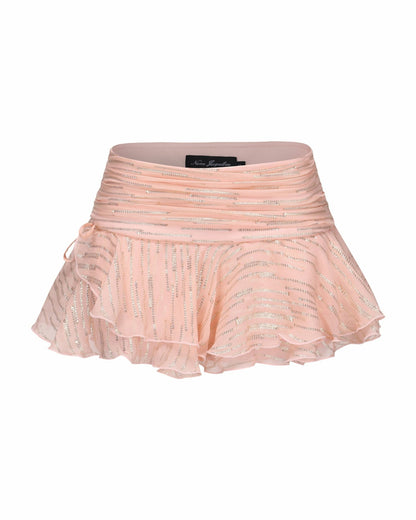 Kaia Skirt: Pink Mini Skirt for Birthday Celebration - Nana Jacqueline