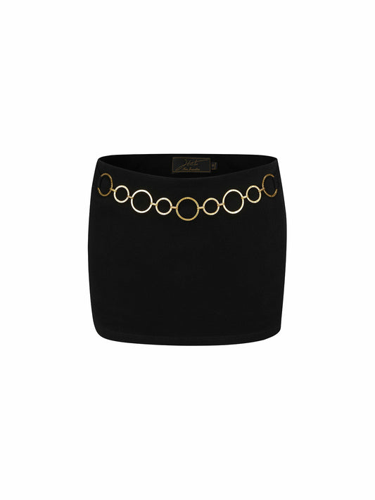 Sonia Skirt: Black Mini Skirt for Girls' Night Out - Nana Jacqueline