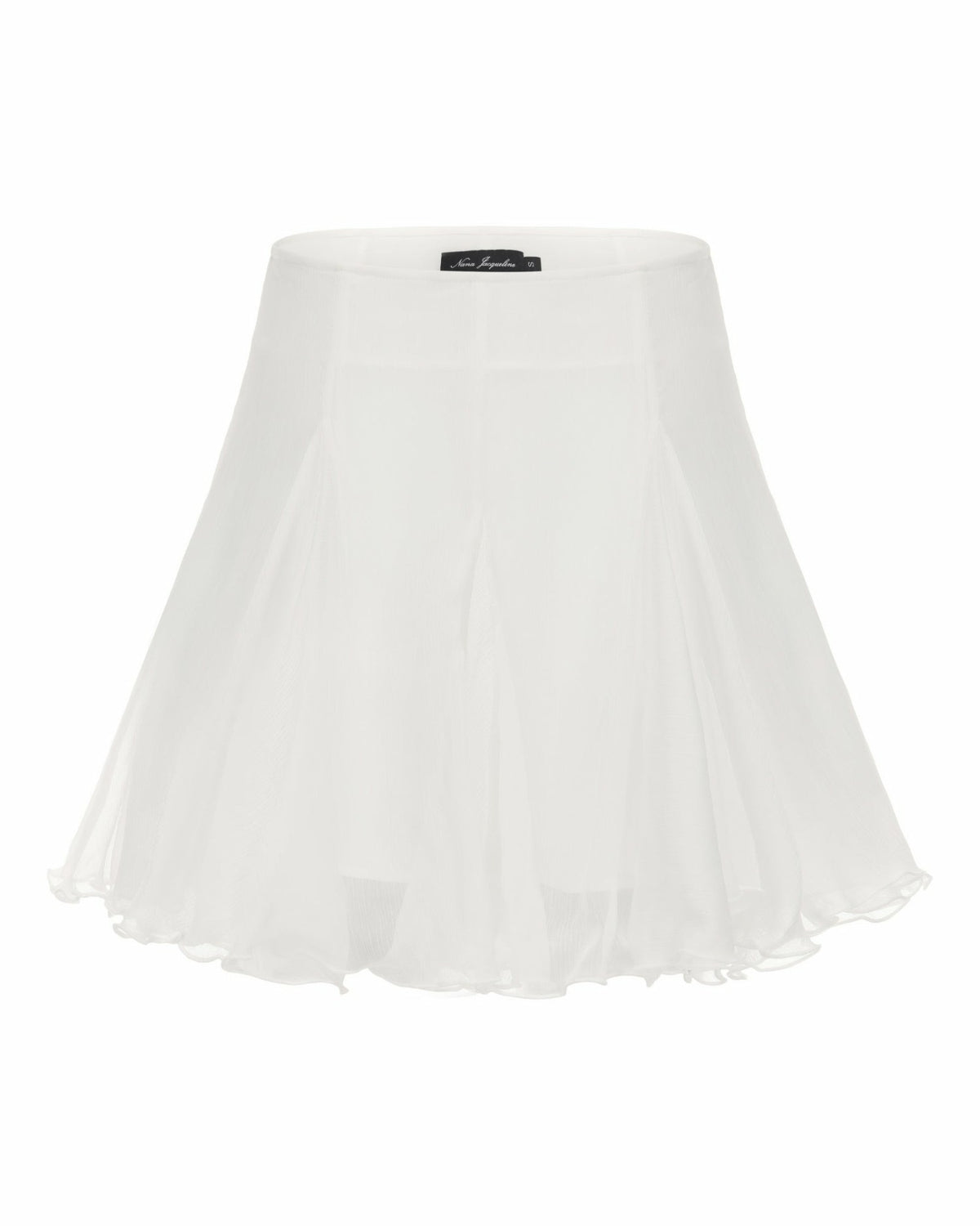 Verena Skirt: White Mini Skirt for Bridal Shower - Nana Jacqueline