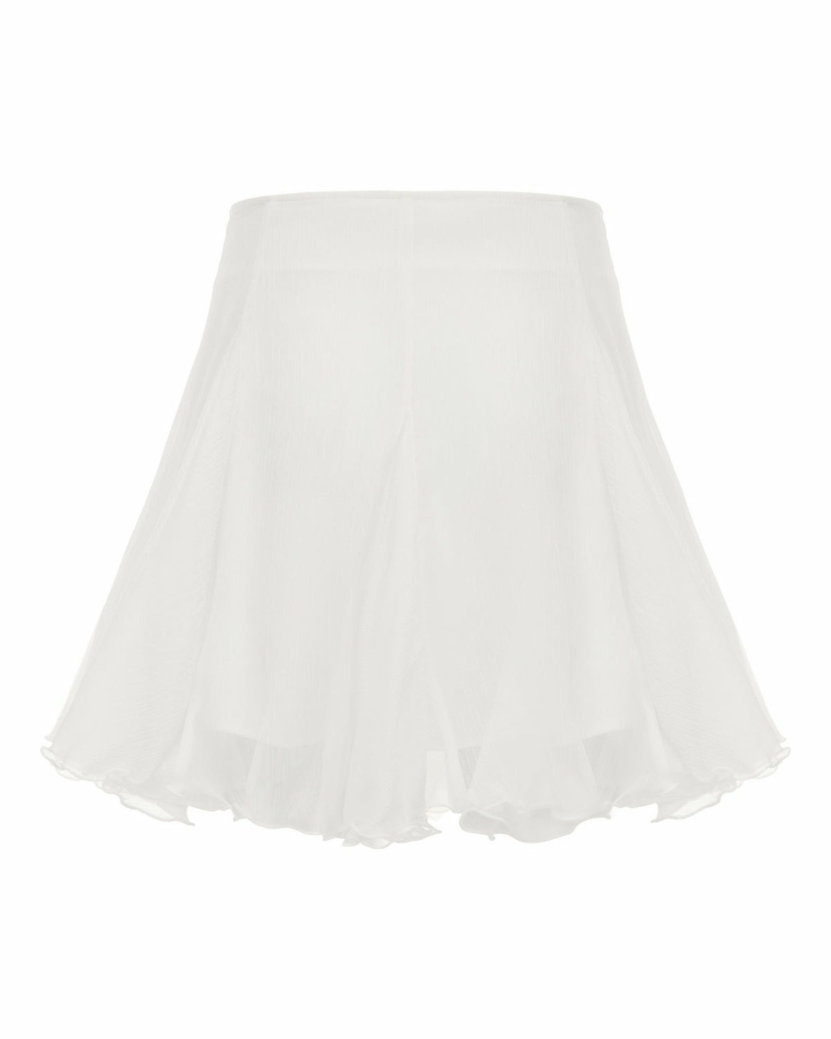 Verena Skirt: White Mini Skirt for Bridal Shower - Nana Jacqueline