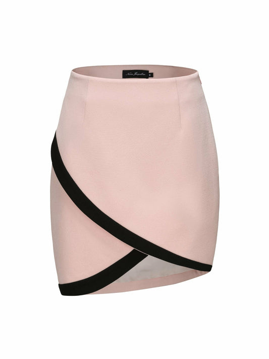 Brooke Skirt: Pink Mini Skirt for Date Night - Nana Jacqueline