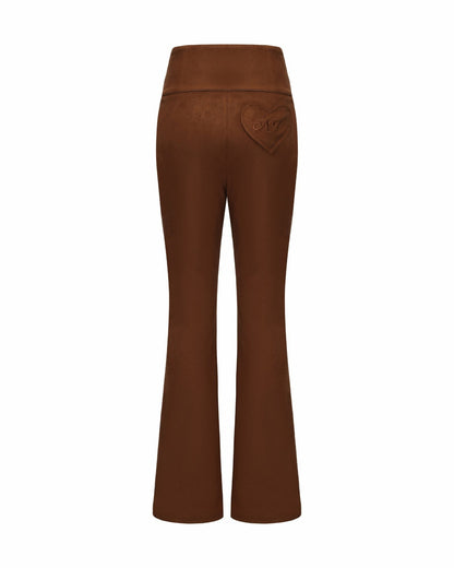 Hailey Flared Pants: Brown Pants for Date Night - Nana Jacqueline