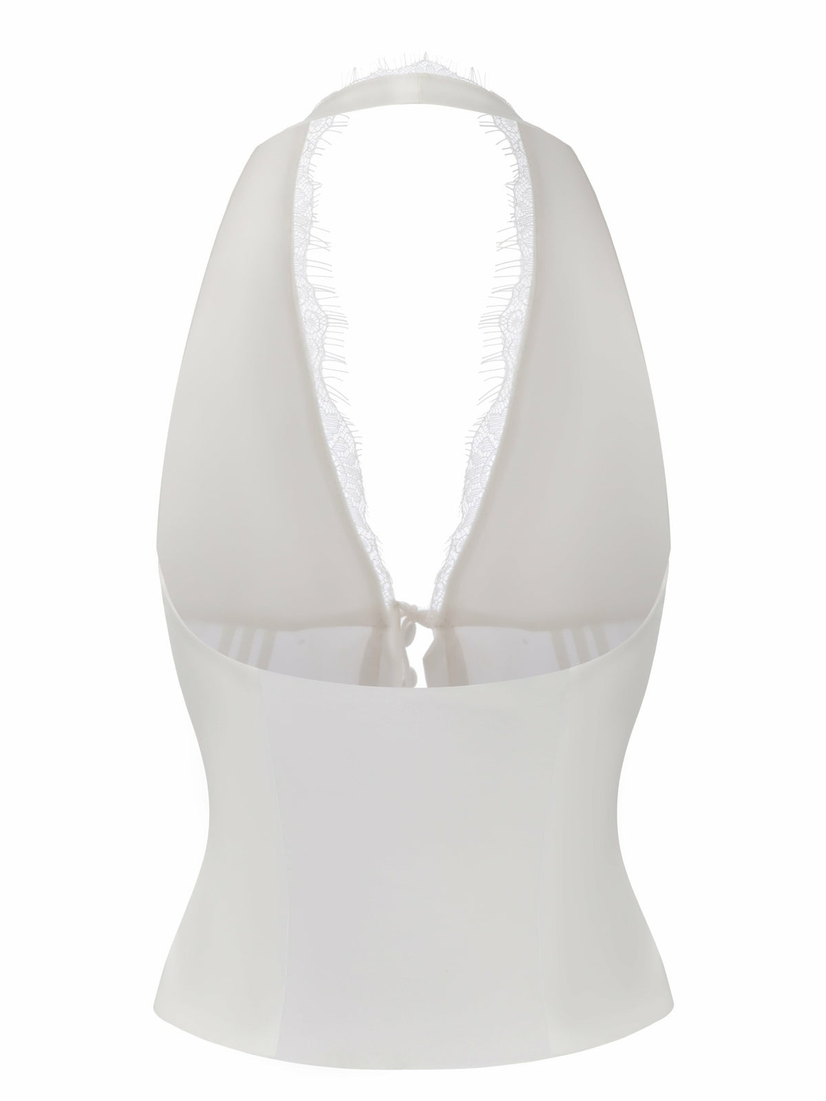 Phoebe Open-Back White Top - Nana Jacqueline
