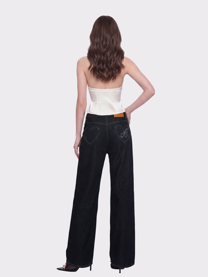 Phoebe Open-Back White Top - Nana Jacqueline
