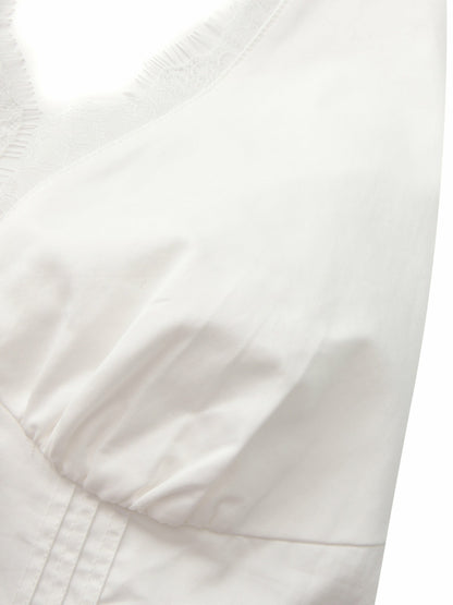 Phoebe Open-Back White Top - Nana Jacqueline