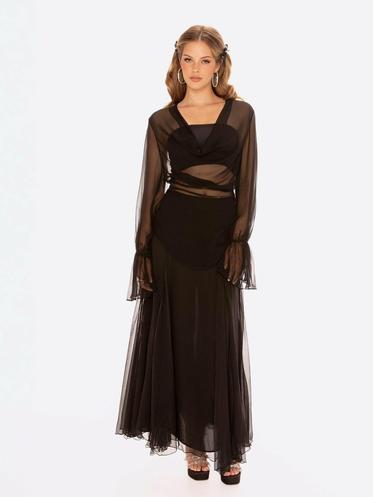 Nora Top: Black Top for Date Night - Nana Jacqueline