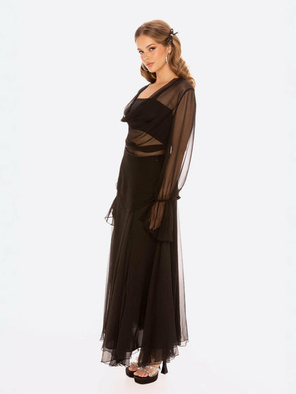 Nora Top: Black Top for Date Night - Nana Jacqueline