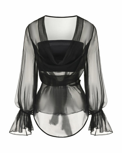 Nora Top: Black Top for Date Night - Nana Jacqueline