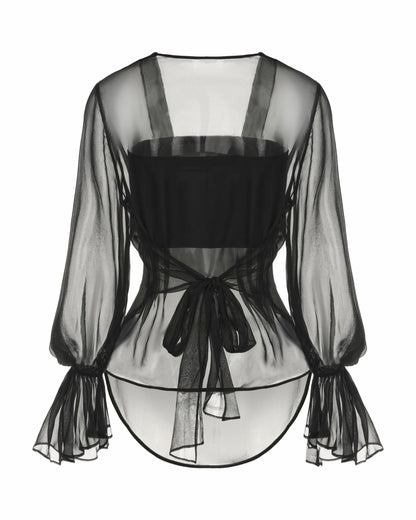 Nora Top: Black Top for Date Night - Nana Jacqueline