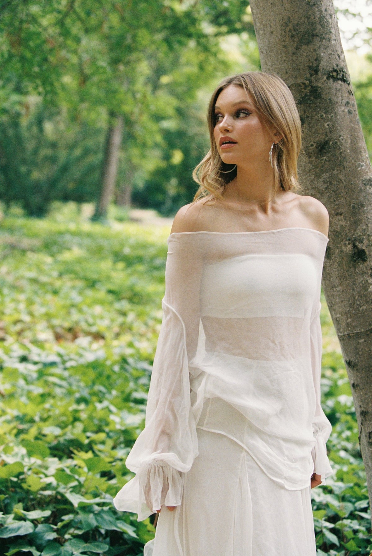 Nora Top: White Top for Engagement Party - Nana Jacqueline