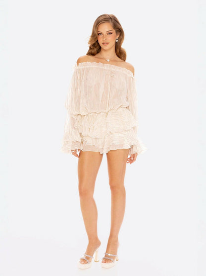 Kaia Top: White Top for Bridal Shower - Nana Jacqueline