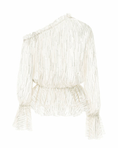 Kaia Top: White Top for Bridal Shower - Nana Jacqueline