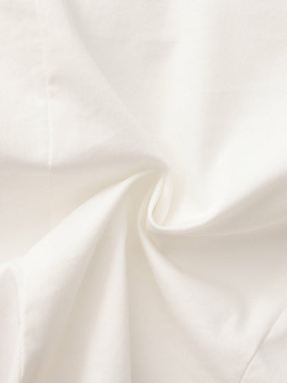 White Tailored Off-Shoulder Cropped Top - Nana Jacqueline