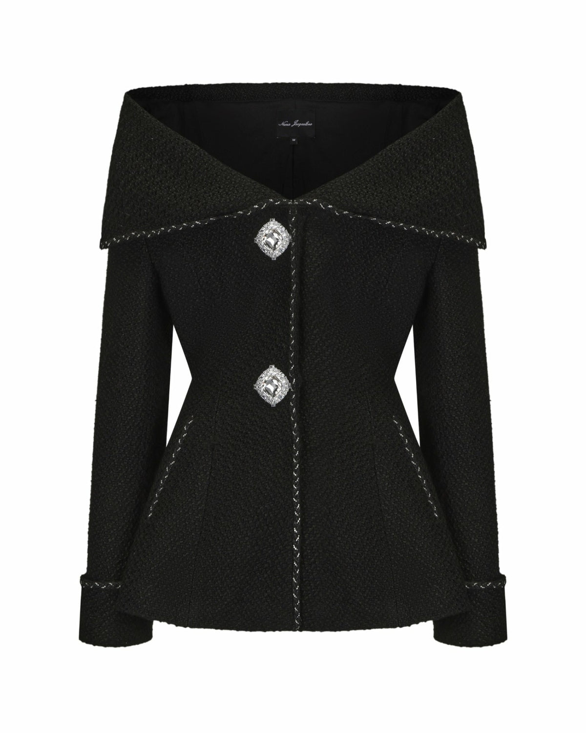 Amor Jacket: Black Jacket for Cocktail Party - Nana Jacqueline