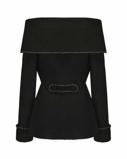 Amor Jacket: Black Jacket for Cocktail Party - Nana Jacqueline