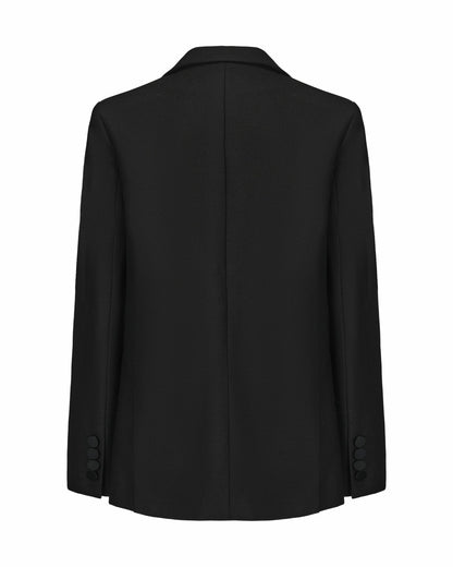Sabine Blazer: Black Blazer for Cocktail Party - Nana Jacqueline
