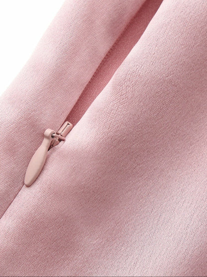 Pink Satin Asymmetrical Top with Crystal Bow - Nana Jacqueline