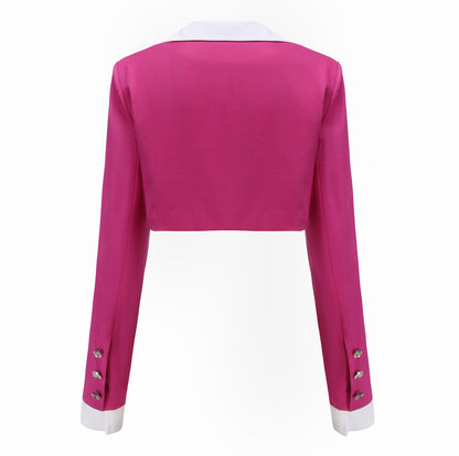 Charlotten Blazer: Pink Blazer for Birthday Celebration - Nana Jacqueline