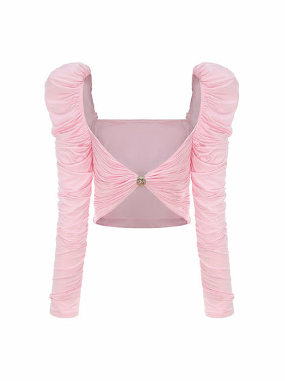 Brandy Top: Pink Top for Date Night - Nana Jacqueline