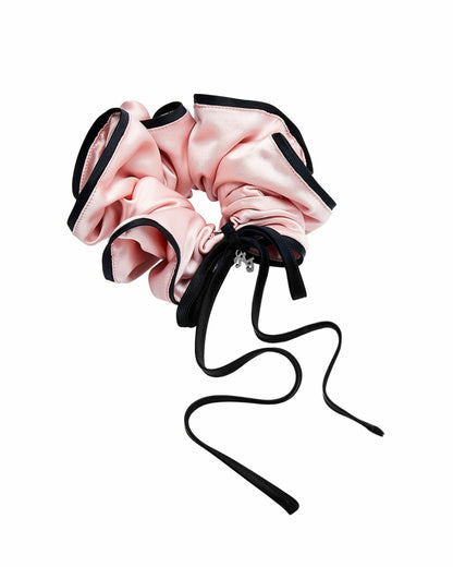 Marlene Scrunchie: Pink Scrunchie for Brunch - Nana Jacqueline