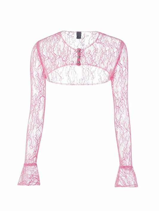 Jilly Cover: Pink Cardigan for Date Night - Nana Jacqueline