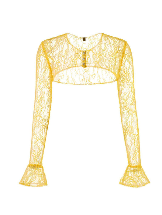 Jilly Cover: Yellow Cover-Up for Brunch - Nana Jacqueline